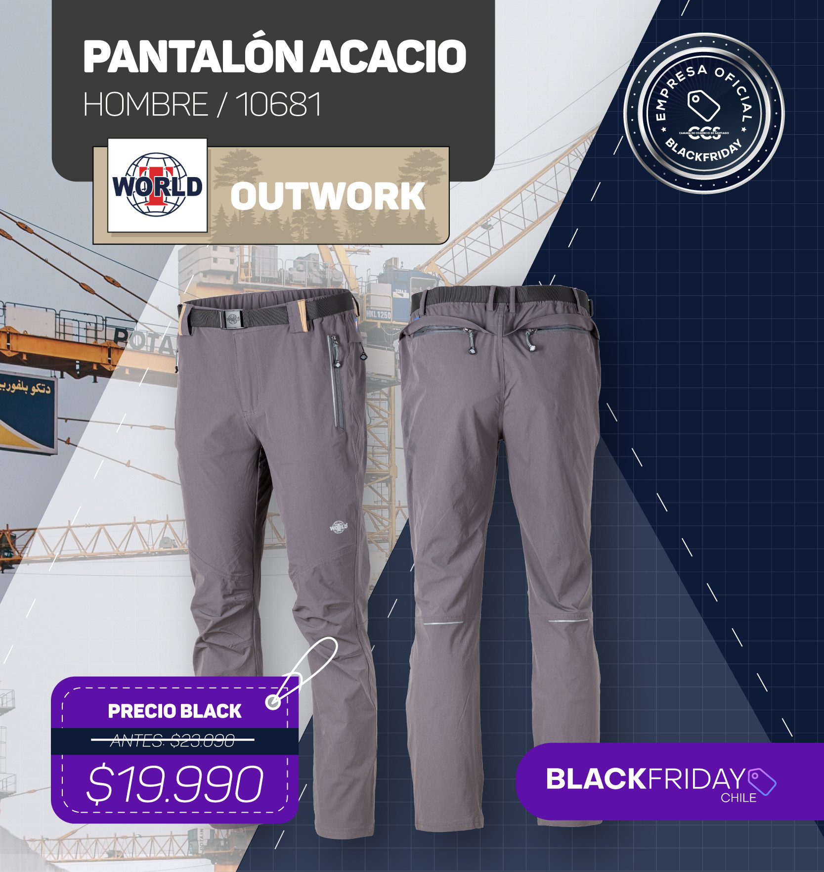 Pantalón Acacio / T-WORLD WORKWEAR